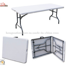6ft Cheap HDPE Plastic Blow Molded Folding Table and Chairs for Wholesale